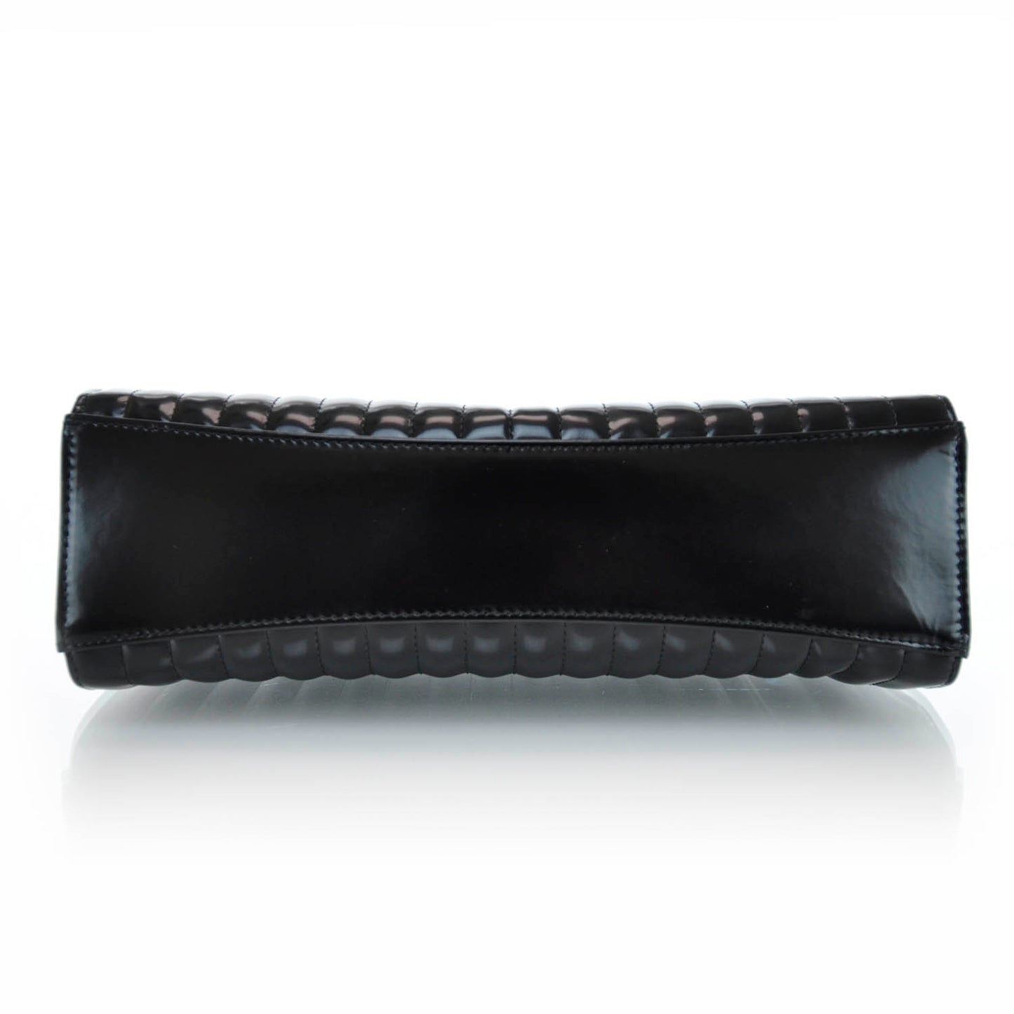 Leather Vertical Quilt Maharaja Express Flap Black