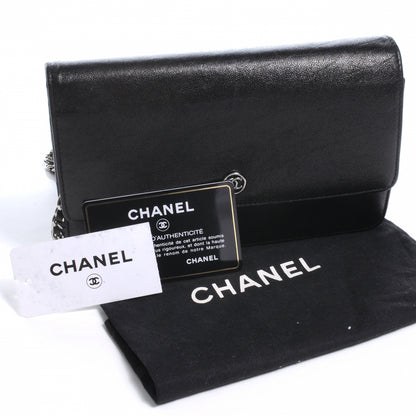 Chanel Leather Wallet On Chain WOC Black 5 of 9