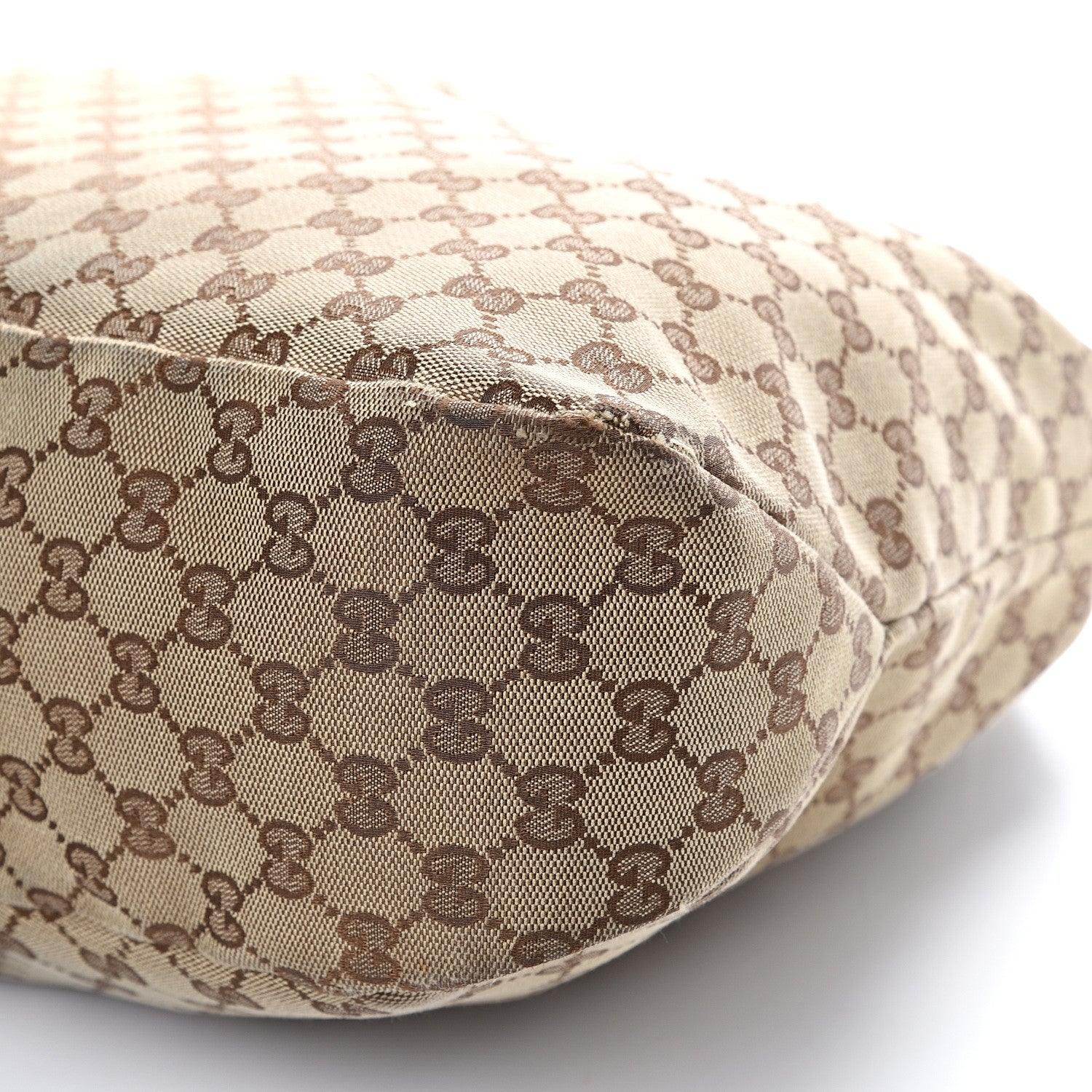 Gucci Monogram Large Horsebit Chain Hobo Dark Brown 9 of 15