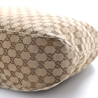 Gucci Monogram Large Horsebit Chain Hobo Dark Brown 9 of 15