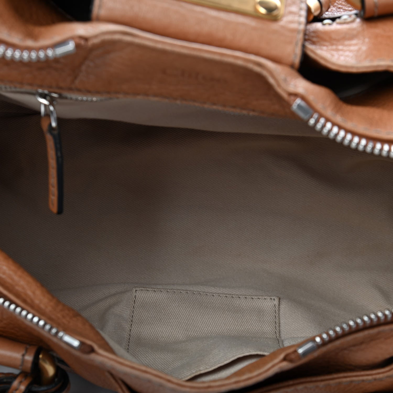 Chloe Calfskin Medium Paddington Satchel Nut 5 of 9
