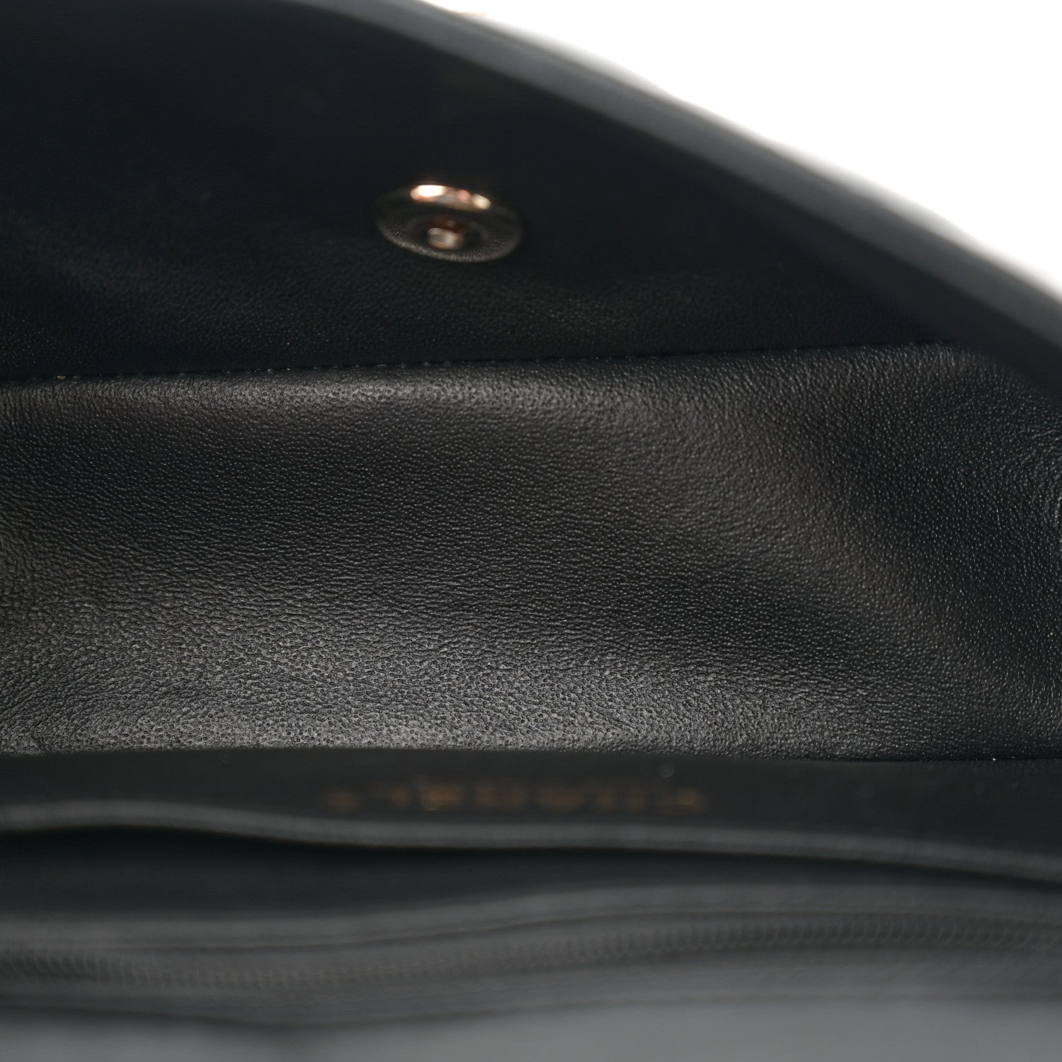 Chanel Lambskin Quilted Mini Rectangular Flap Black 5 of 12