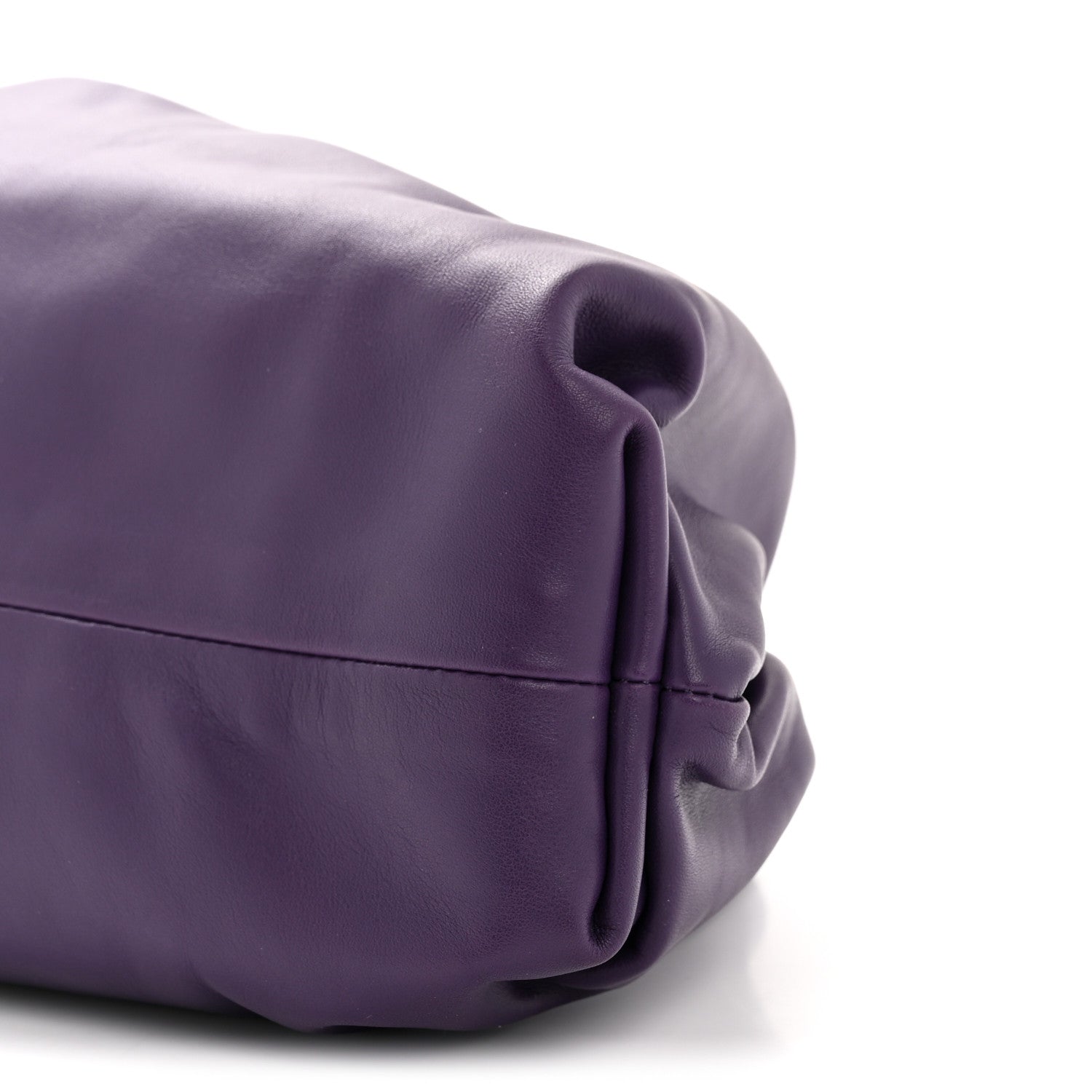 Bottega Veneta Smooth Butter Calf The Pouch Oversized Clutch Raisin 10 of 11