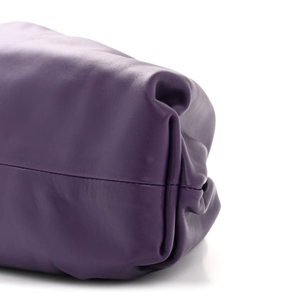 Bottega Veneta Smooth Butter Calf The Pouch Oversized Clutch Raisin 10 of 11