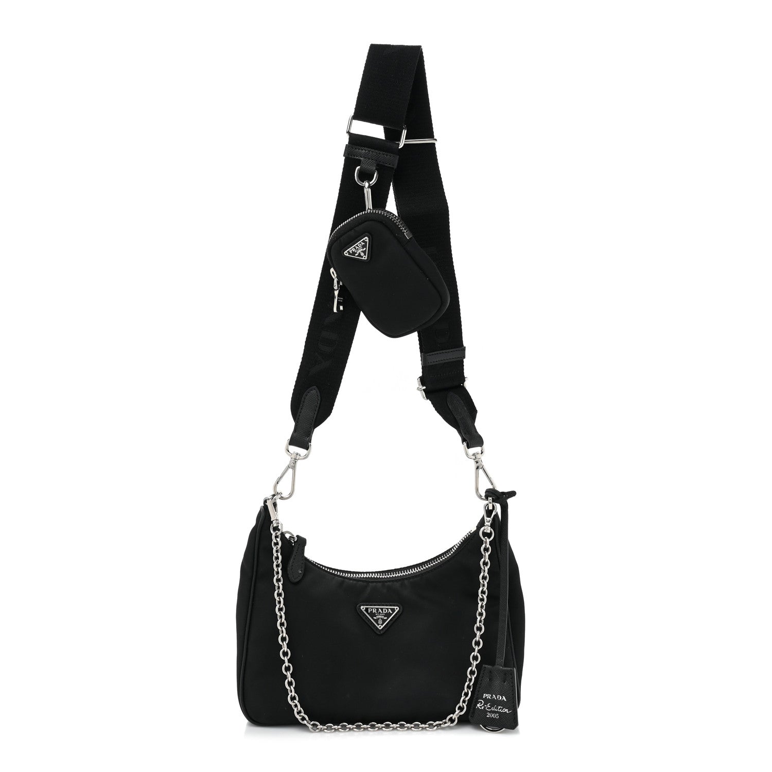 Prada Nylon Re-Edition 2005 Shoulder Bag Black 1 of 13
