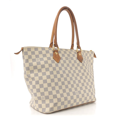 Louis Vuitton Damier Azur Saleya MM 5 of 27