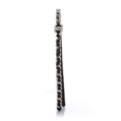 Chanel Metal Lambskin CC Turnlock Chain Headband Gold Black 5 of 6