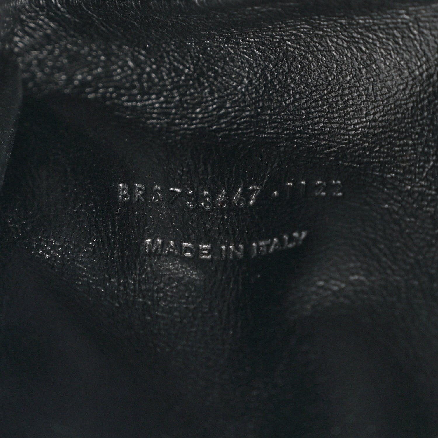 Saint Laurent Lambskin Quilted Gaby Zipped Pouch Black 7 of 11