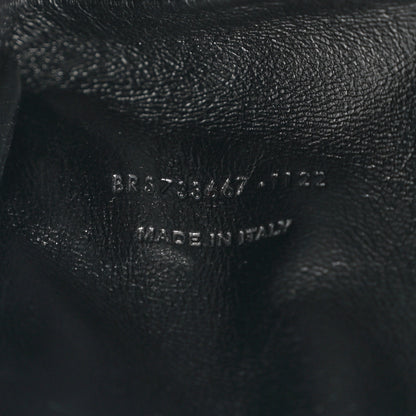 Saint Laurent Lambskin Quilted Gaby Zipped Pouch Black 7 of 11