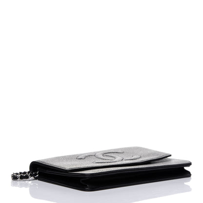 Chanel Caviar Timeless CC Wallet On Chain WOC Black 3 of 13