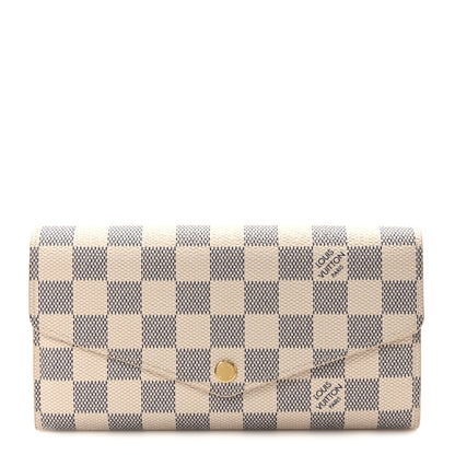 Louis Vuitton Damier Azur Sarah Wallet NM 1 of 9