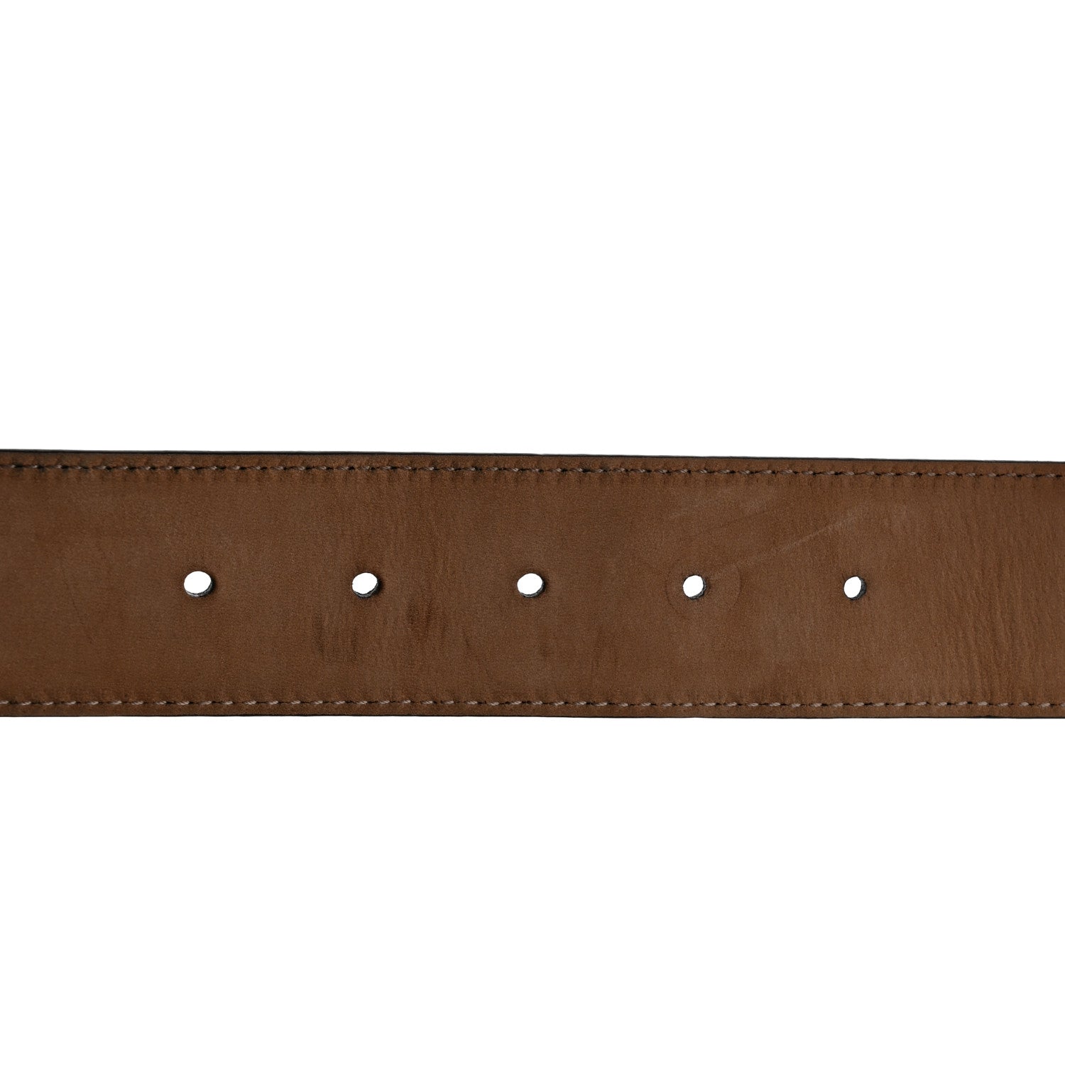 Gucci Pebbled Calfskin Interlocking G 40mm Belt 95 38 Black 4 of 6