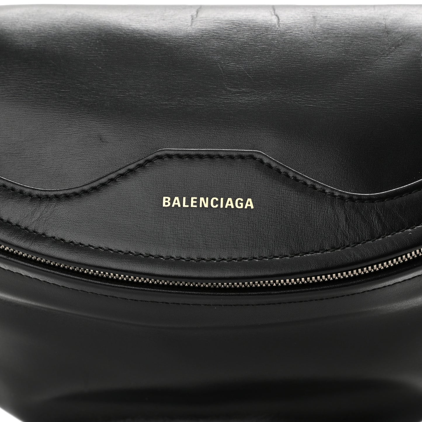 Calfskin Souvenir XS Bike Chain Bag Black