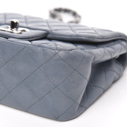 Chanel Lambskin Quilted Mini Square Flap Blue 9 of 16