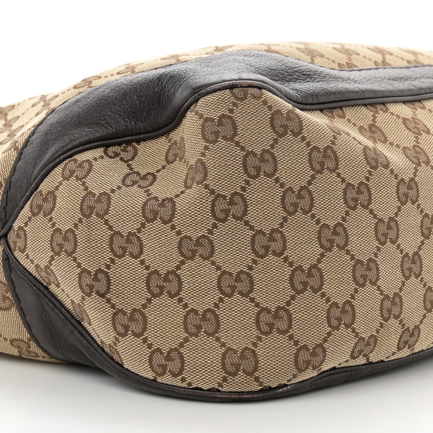 Gucci Monogram Charlotte Medium Hobo Brown 9 of 14