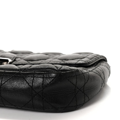 Christian Dior Lambskin Cannage Miss Dior Promenade Pouch Black 6 of 9