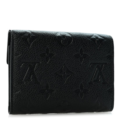 Louis Vuitton Empreinte Victorine Wallet Black 3 of 9