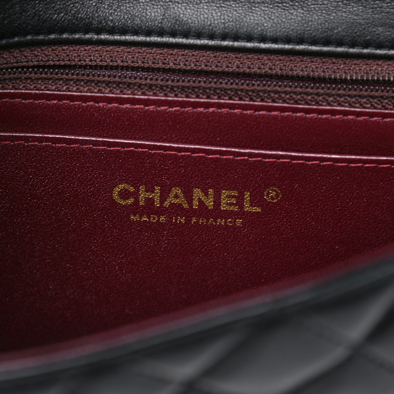 Chanel Lambskin Quilted Mini Rectangular Flap Black 6 of 13