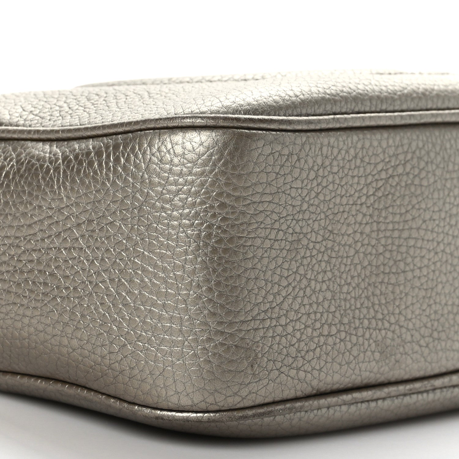 Gucci Metallic Cellarius Calfskin Small Soho Disco Bag Sasso 9 of 10