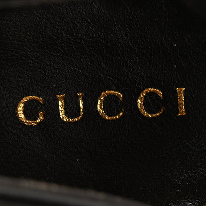 Gucci Nappa Matelasse GG Marmont Ankle Wrap Platform 35/120mm Espadrille Wedges 40.5 Black 9 of 10
