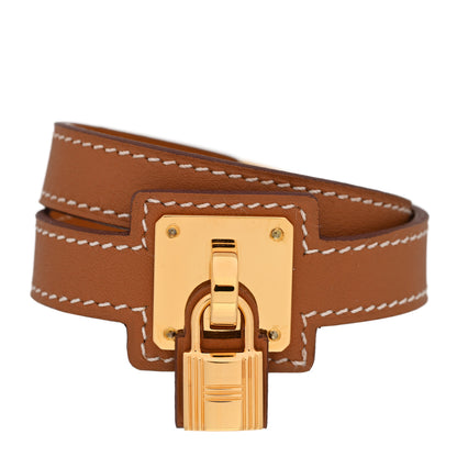 Hermes Swift O'Kelly Double Tour Bracelet Gold 1 of 7