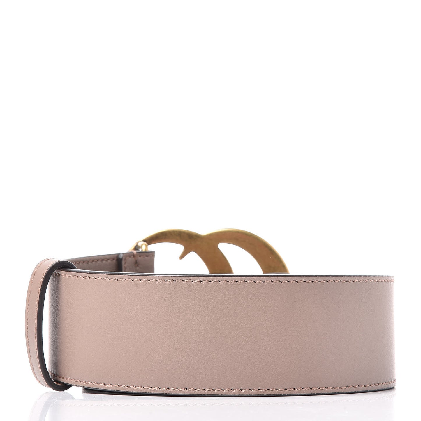 Calfskin Double G 40mm Belt 85 34 Porcelain Rose