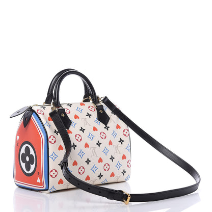 Louis Vuitton Game On Speedy Bandouliere 25 White 4 of 10