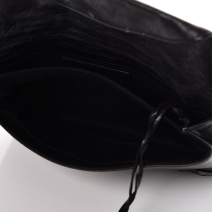 Balenciaga Agneau Classic Hardware Envelope Clutch Black 5 of 7