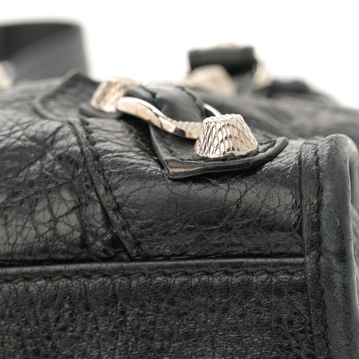 Agneau Giant 12 Silver Hardware Mini City Black
