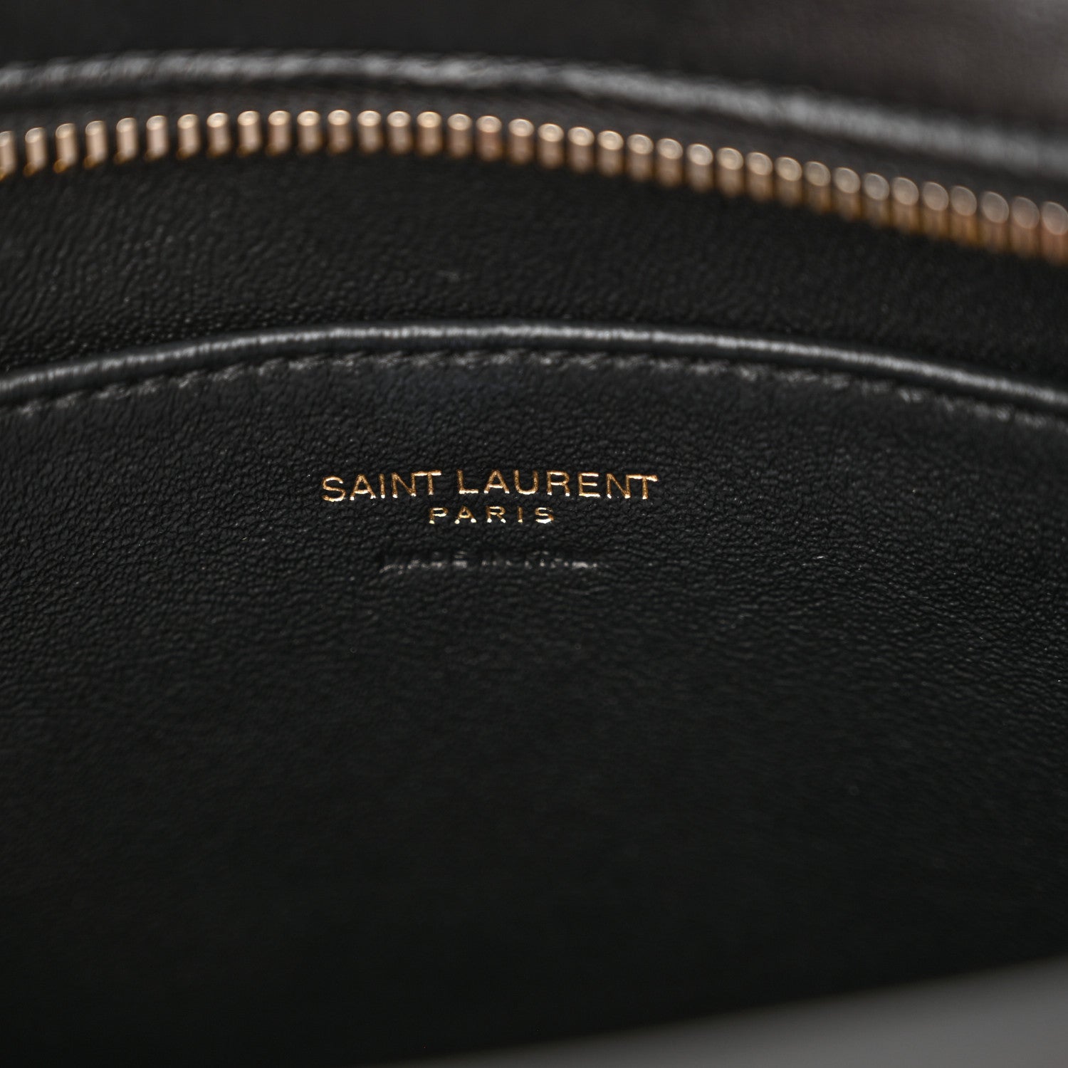 Saint Laurent Calfskin Monogram Baby Cabas Black 6 of 11