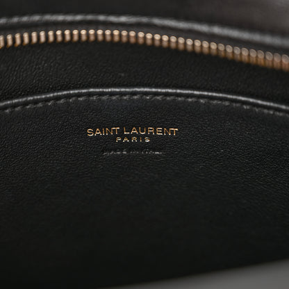 Saint Laurent Calfskin Monogram Baby Cabas Black 6 of 11