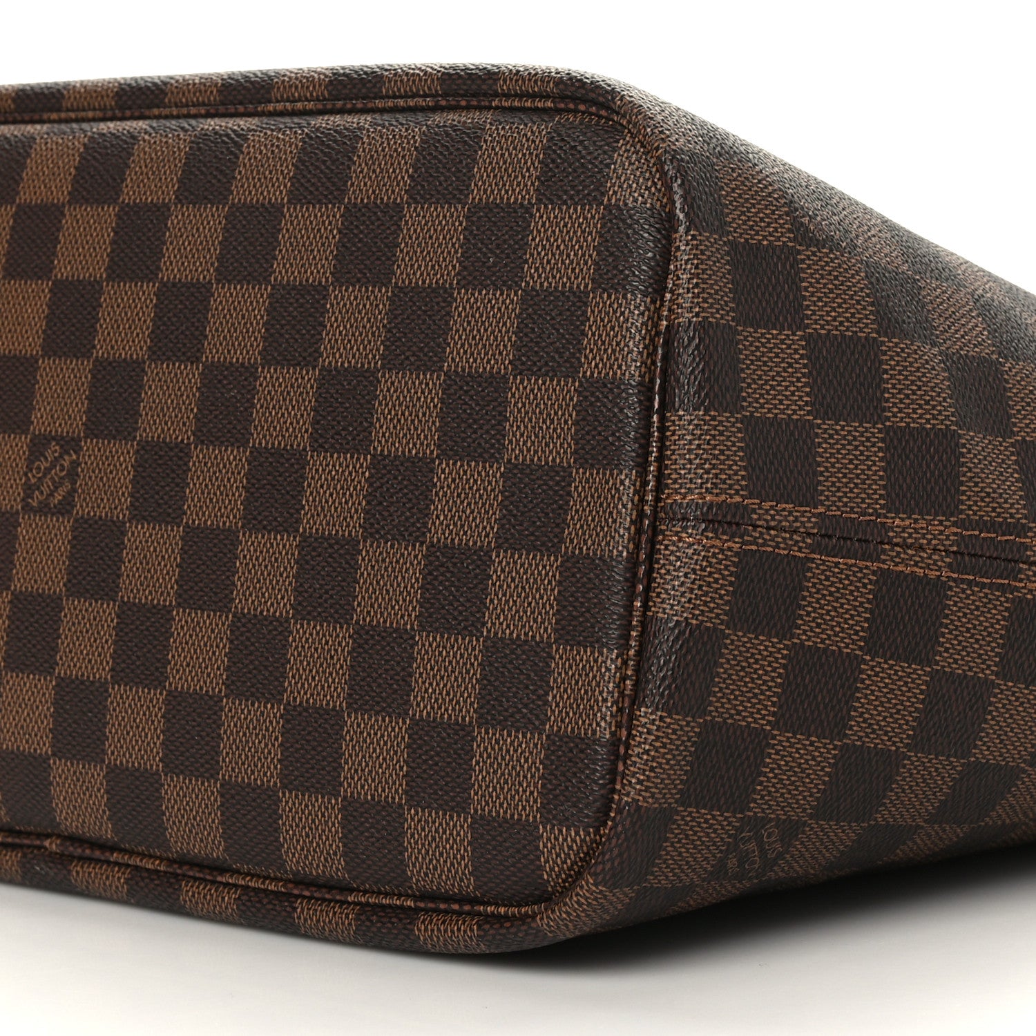 Louis Vuitton Damier Ebene Neo Neverfull MM Rose Ballerine 10 of 10