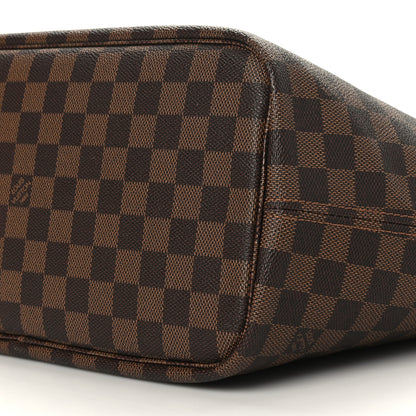 Louis Vuitton Damier Ebene Neo Neverfull MM Rose Ballerine 10 of 10