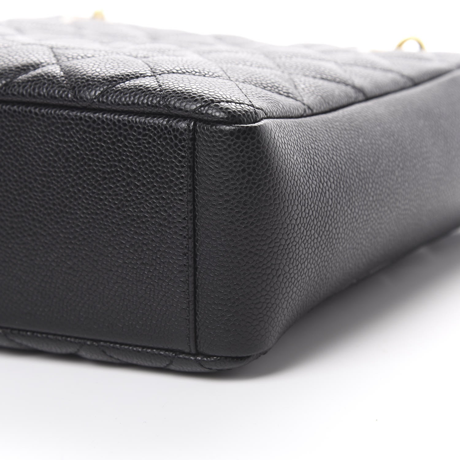 Chanel Caviar Quilted Petit Shopping Tote PST Black 9 of 11