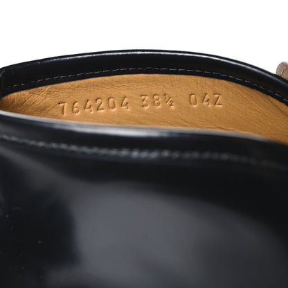 Gucci Cordovan Lux Womens Horsebit Platform Ankle Boots 38.5 Black 7 of 10