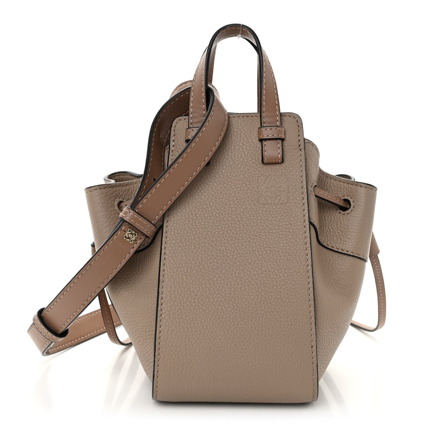 Calfskin Mini Hammock Shoulder Bag Sand Mink