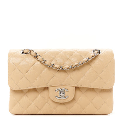 Chanel Caviar Quilted Small Double Flap Beige 1 of 12