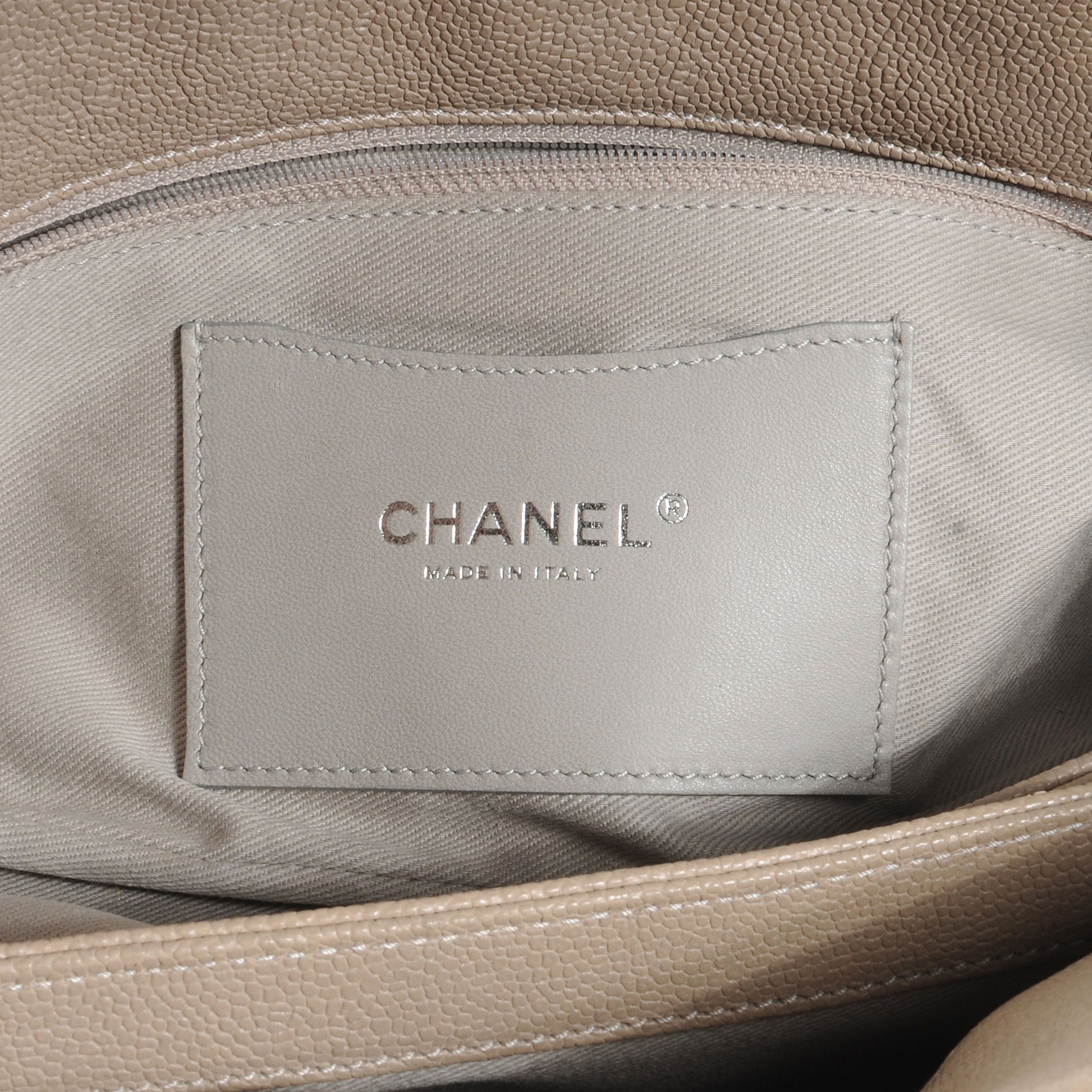 Chanel Caviar Quilted Medium Just Mademoiselle Beige 6 of 7