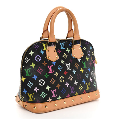Louis Vuitton Monogram Multicolor Alma Black 3 of 13