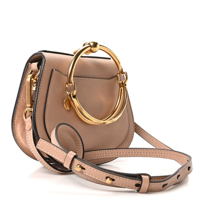 Chloe Calfskin Suede Small Nile Bracelet Bag Biscotti Beige 3 of 10