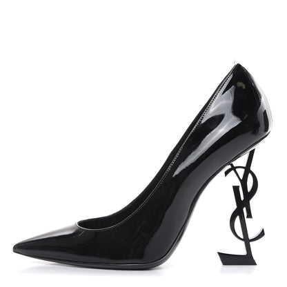 Saint Laurent Patent Opyum 110 Pumps 39 Black 1 of 9