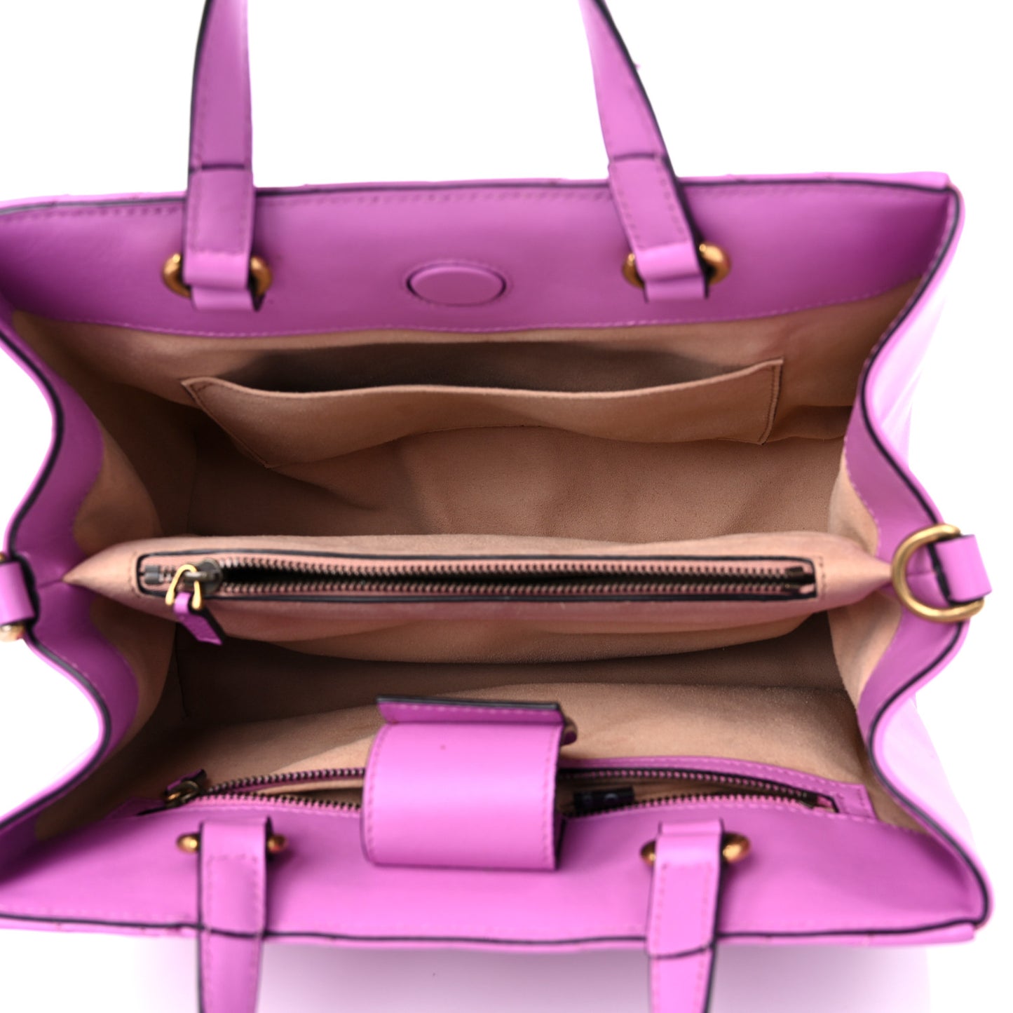 Calfskin Matelasse Small GG Marmont Tote Candy Mousse