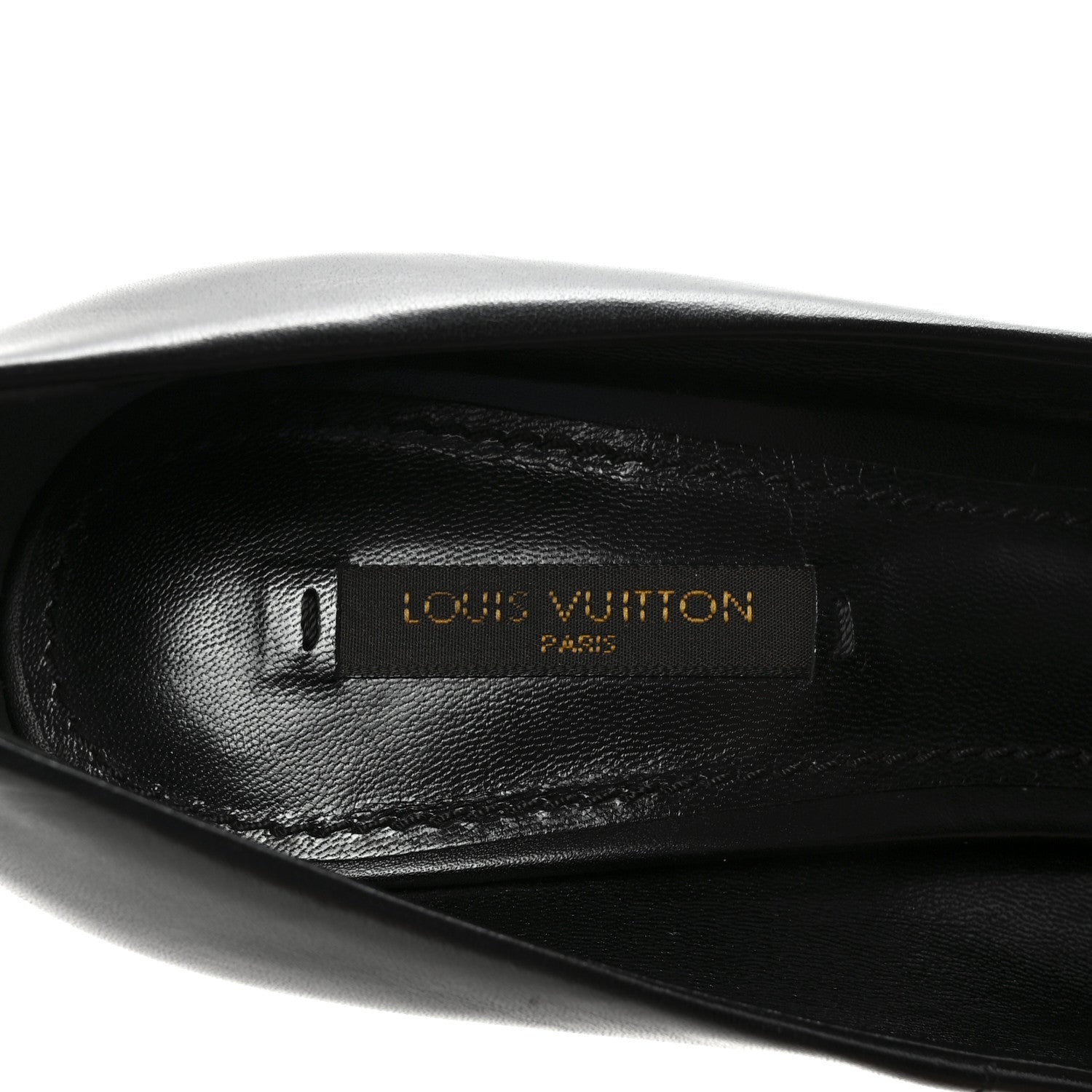 Louis Vuitton Smooth Calfskin Oh Really Peep Toe Pumps 37.5 Black 8 of 9