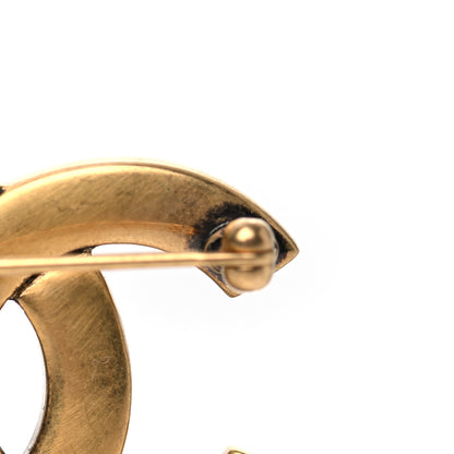 Chanel Metal CC Brooch Gold 6 of 6