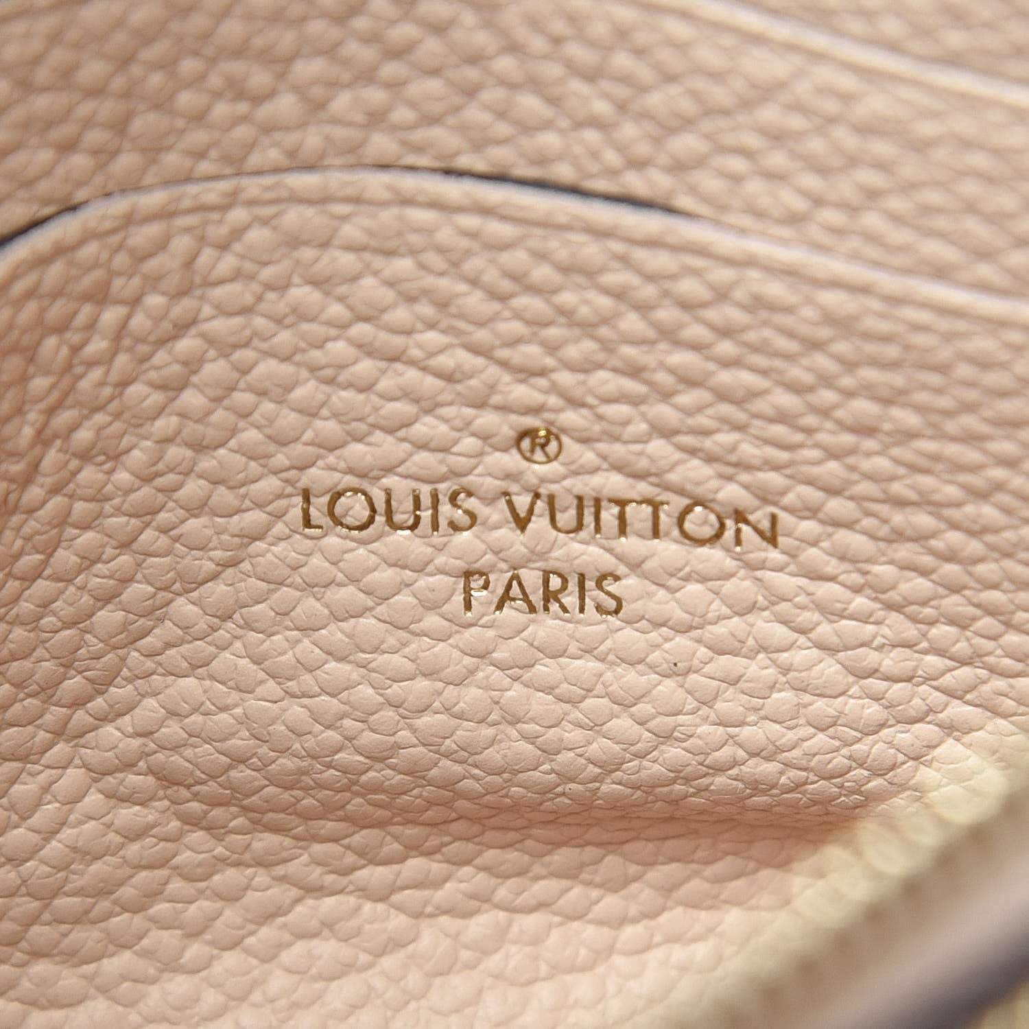 Louis Vuitton Empreinte Double Zip Pochette Beige Rose Creme 7 of 9