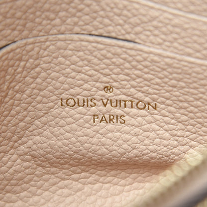 Louis Vuitton Empreinte Double Zip Pochette Beige Rose Creme 7 of 9