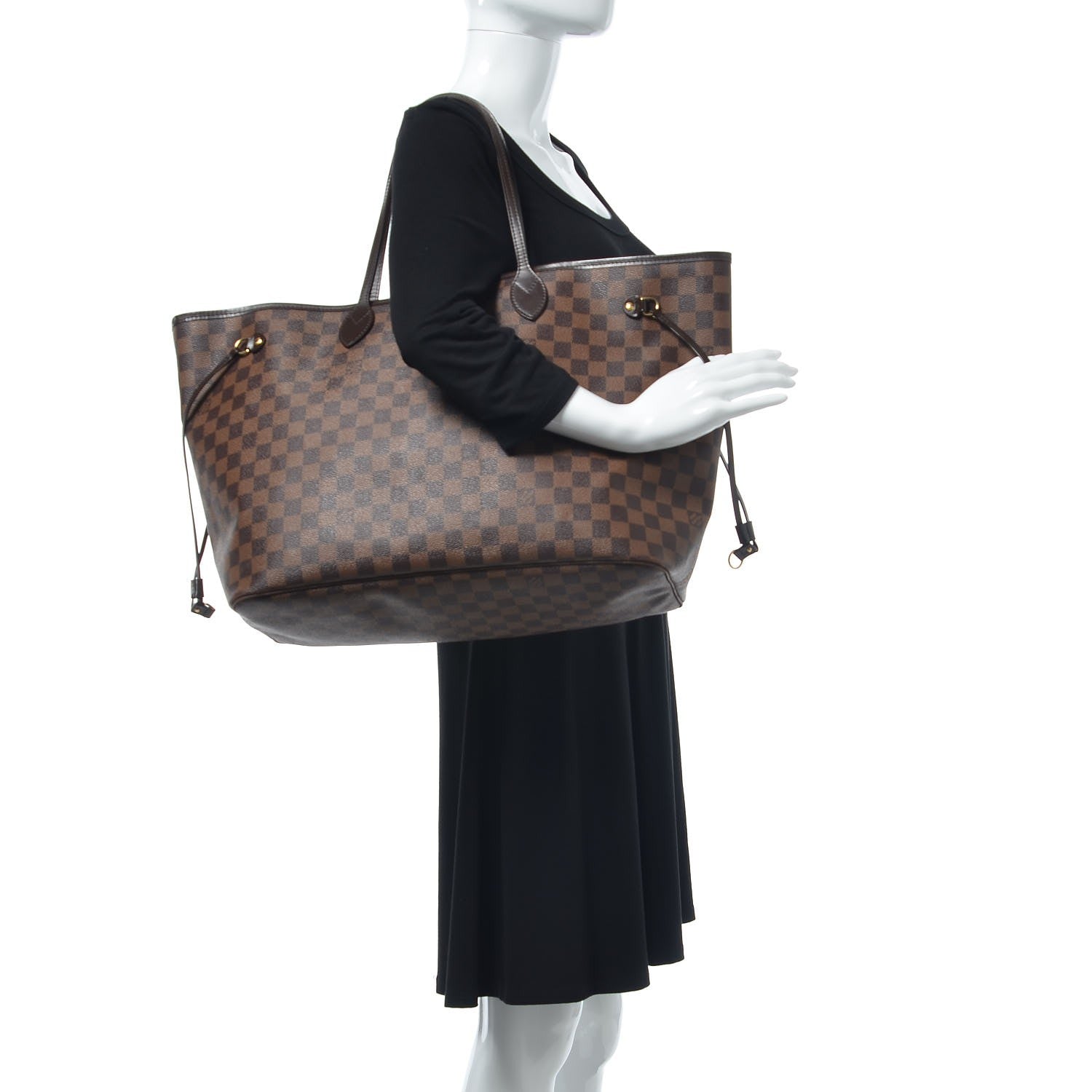 Louis Vuitton Damier Ebene Neverfull GM 4 of 27