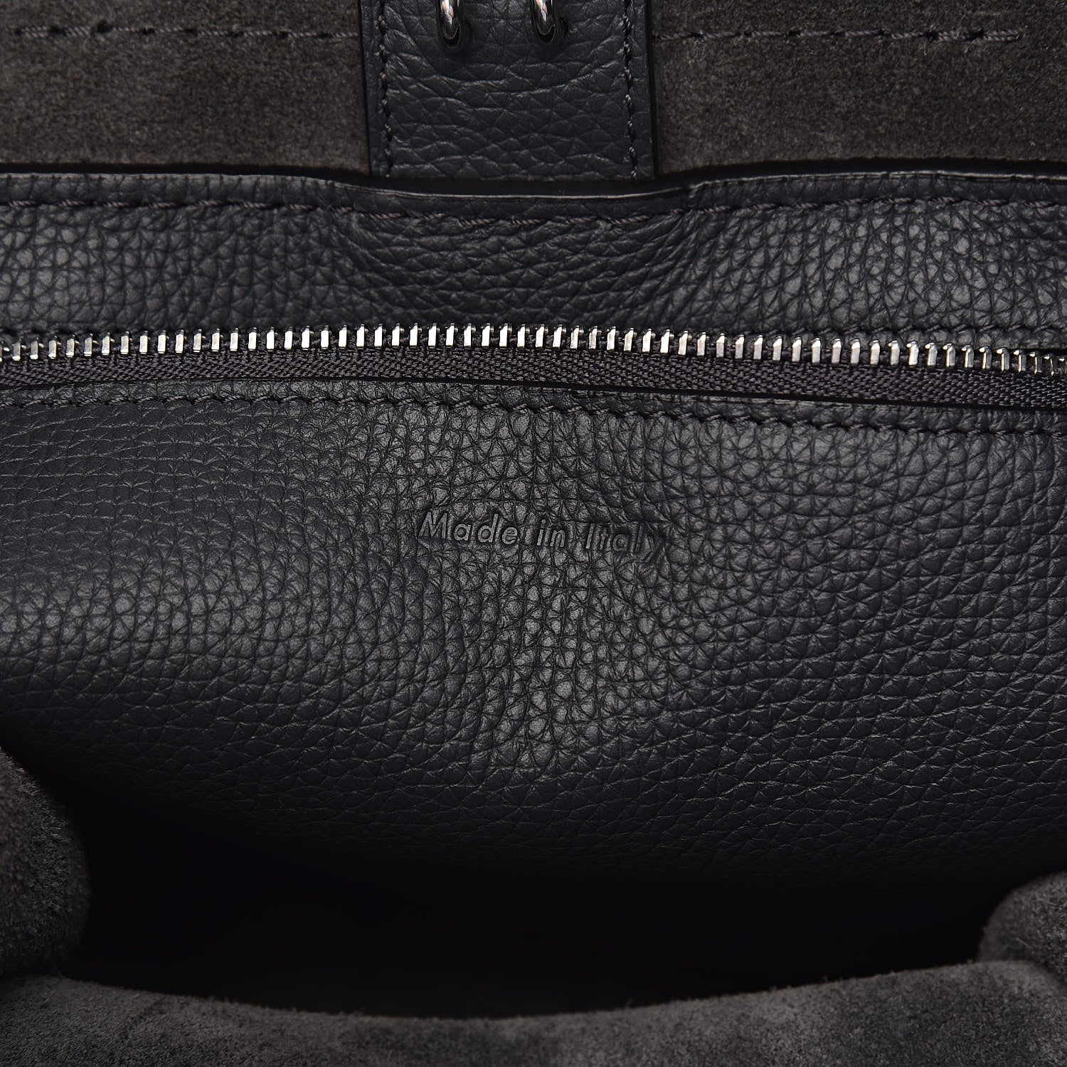 Celine Supple Grained Calfskin Small Long Strap Big Bag Anthracite 6 of 10