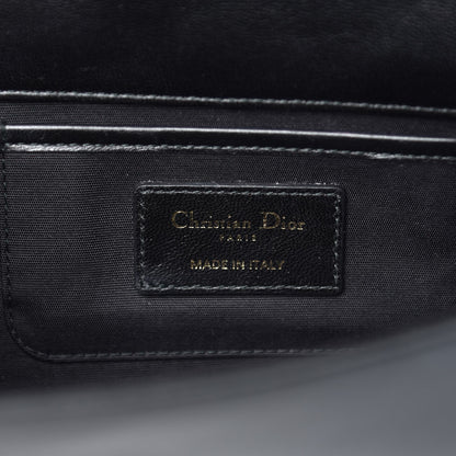 Christian Dior Lambskin Cannage Lady Dior Convertible Clutch Black 6 of 7
