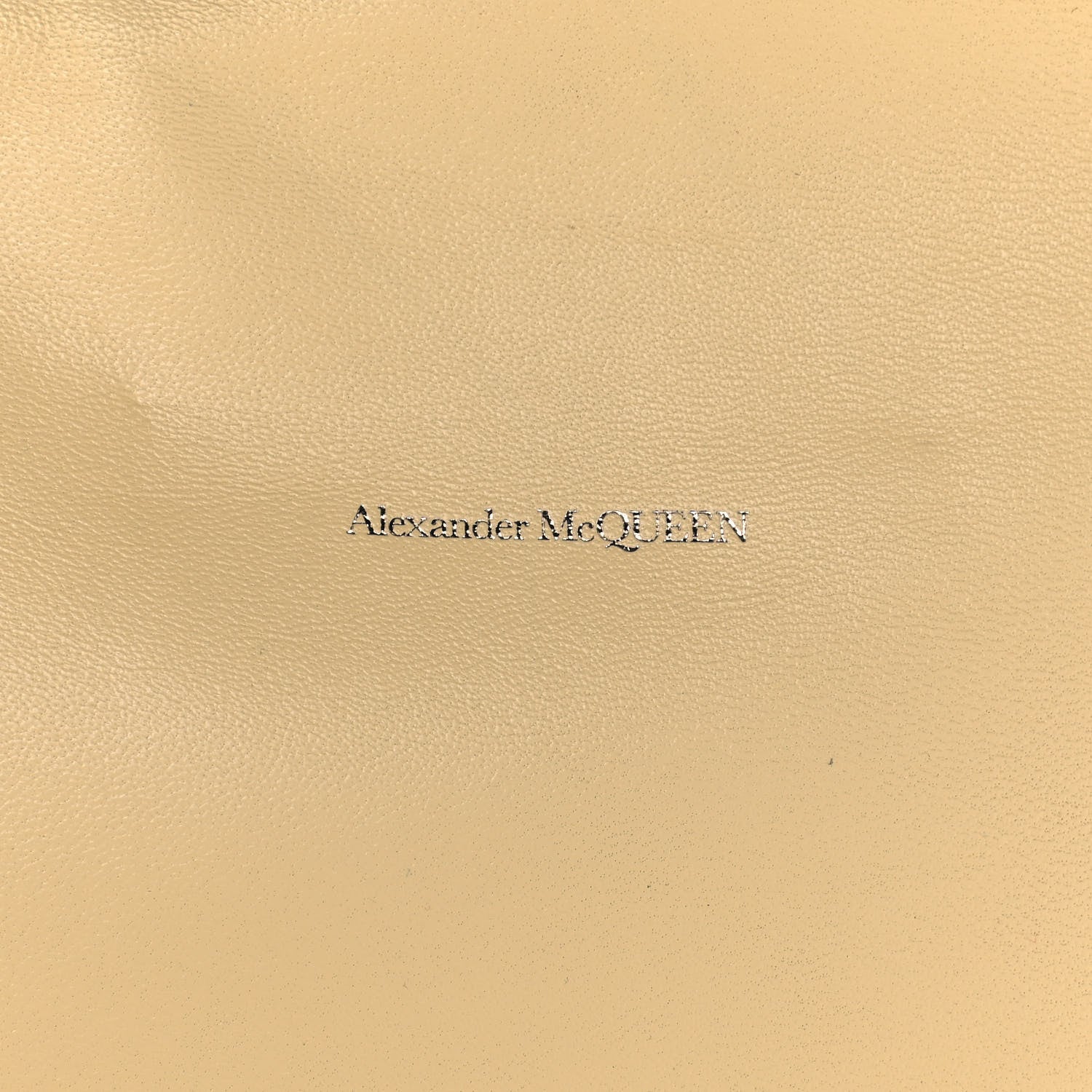 Alexander McQueen Nappa Skull Four Ring Clutch Yellow 9 of 14